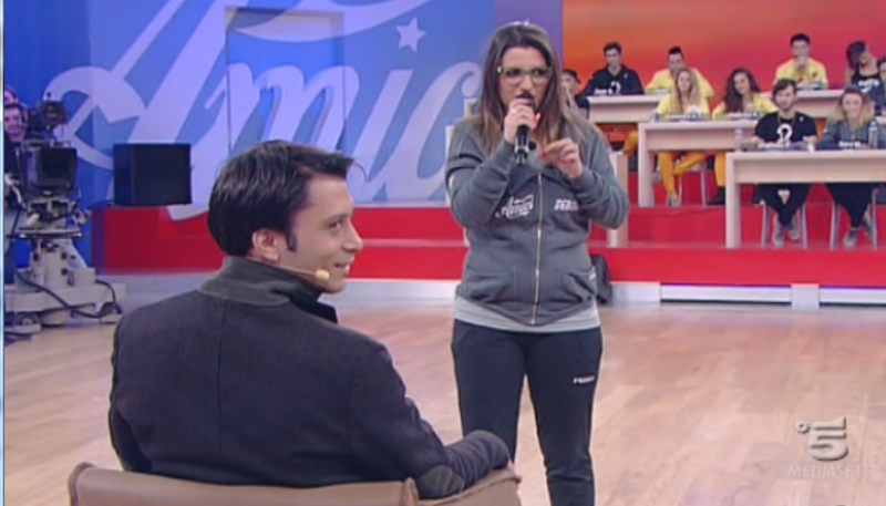 la cantante Deborah, Amici 13 del 1 febbraio